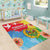 Personalised Eritrea Independence Day Area Rug Grunge Style