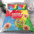 Personalised Eritrea Independence Day Bedding Set Grunge Style