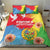 Personalised Eritrea Independence Day Bedding Set Grunge Style