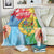 Personalised Eritrea Independence Day Blanket Grunge Style