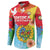 Personalised Eritrea Independence Day Button Sweatshirt Grunge Style