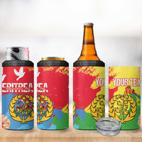 Personalised Eritrea Independence Day 4 in 1 Can Cooler Tumbler Grunge Style