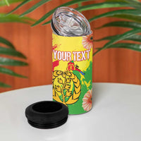 Personalised Eritrea Independence Day 4 in 1 Can Cooler Tumbler Grunge Style