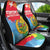 Personalised Eritrea Independence Day Car Seat Cover Grunge Style