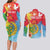 Personalised Eritrea Independence Day Couples Matching Long Sleeve Bodycon Dress and Long Sleeve Button Shirt Grunge Style