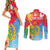 Personalised Eritrea Independence Day Couples Matching Short Sleeve Bodycon Dress and Long Sleeve Button Shirt Grunge Style