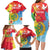 Personalised Eritrea Independence Day Family Matching Long Sleeve Bodycon Dress and Hawaiian Shirt Grunge Style