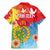 Personalised Eritrea Independence Day Family Matching Mermaid Dress and Hawaiian Shirt Grunge Style