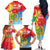 Personalised Eritrea Independence Day Family Matching Off The Shoulder Long Sleeve Dress and Hawaiian Shirt Grunge Style