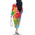 Personalised Eritrea Independence Day Family Matching Off The Shoulder Long Sleeve Dress and Hawaiian Shirt Grunge Style