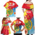 Personalised Eritrea Independence Day Family Matching Off Shoulder Maxi Dress and Hawaiian Shirt Grunge Style