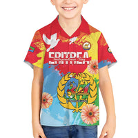 Personalised Eritrea Independence Day Family Matching Tank Maxi Dress and Hawaiian Shirt Grunge Style