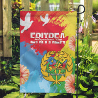 Personalised Eritrea Independence Day Garden Flag Grunge Style