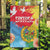 Personalised Eritrea Independence Day Garden Flag Grunge Style