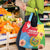 Personalised Eritrea Independence Day Grocery Bag Grunge Style