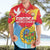 Personalised Eritrea Independence Day Hawaiian Shirt Grunge Style