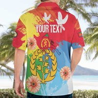 Personalised Eritrea Independence Day Hawaiian Shirt Grunge Style