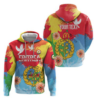 Personalised Eritrea Independence Day Hoodie Grunge Style