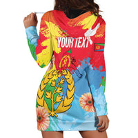 Personalised Eritrea Independence Day Hoodie Dress Grunge Style