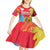 Personalised Eritrea Independence Day Kid Short Sleeve Dress Grunge Style