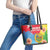 Personalised Eritrea Independence Day Leather Tote Bag Grunge Style