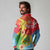 Personalised Eritrea Independence Day Long Sleeve Polo Shirt Grunge Style
