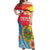 Personalised Eritrea Independence Day Off Shoulder Maxi Dress Grunge Style