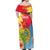 Personalised Eritrea Independence Day Off Shoulder Maxi Dress Grunge Style