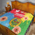 Personalised Eritrea Independence Day Quilt Grunge Style