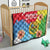 Personalised Eritrea Independence Day Quilt Grunge Style