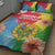 Personalised Eritrea Independence Day Quilt Bed Set Grunge Style