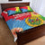 Personalised Eritrea Independence Day Quilt Bed Set Grunge Style