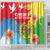 Personalised Eritrea Independence Day Shower Curtain Grunge Style