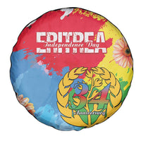 Personalised Eritrea Independence Day Spare Tire Cover Grunge Style