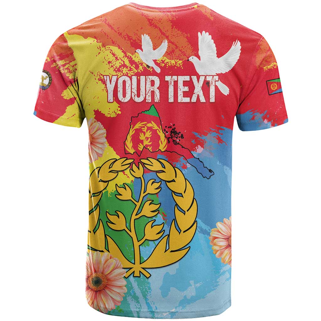Personalised Eritrea Independence Day T Shirt Grunge Style