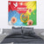 Personalised Eritrea Independence Day Tapestry Grunge Style
