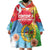Personalised Eritrea Independence Day Wearable Blanket Hoodie Grunge Style