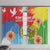 Personalised Eritrea Independence Day Window Curtain Grunge Style