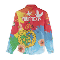 Personalised Eritrea Independence Day Women Casual Shirt Grunge Style