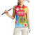 Personalised Eritrea Independence Day Women Sleeveless Polo Shirt Grunge Style