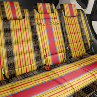 Eritrea Traditional Saho Back Car Seat Cover Mix Tilet Pattern