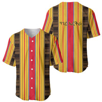 Eritrea Traditional Saho Baseball Jersey Mix Tilet Pattern
