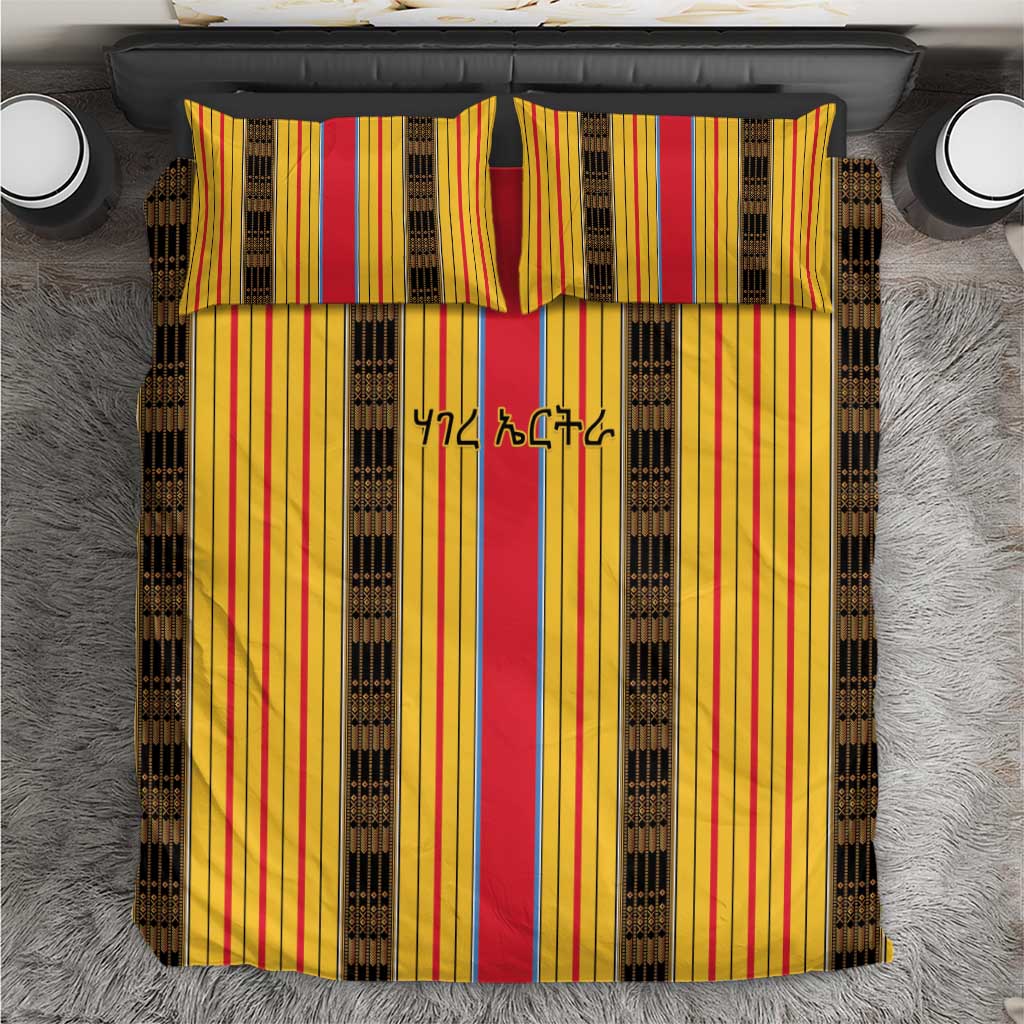 Eritrea Traditional Saho Bedding Set Mix Tilet Pattern