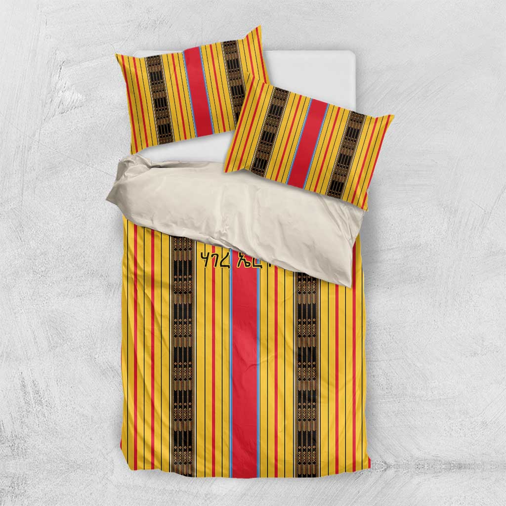 Eritrea Traditional Saho Bedding Set Mix Tilet Pattern