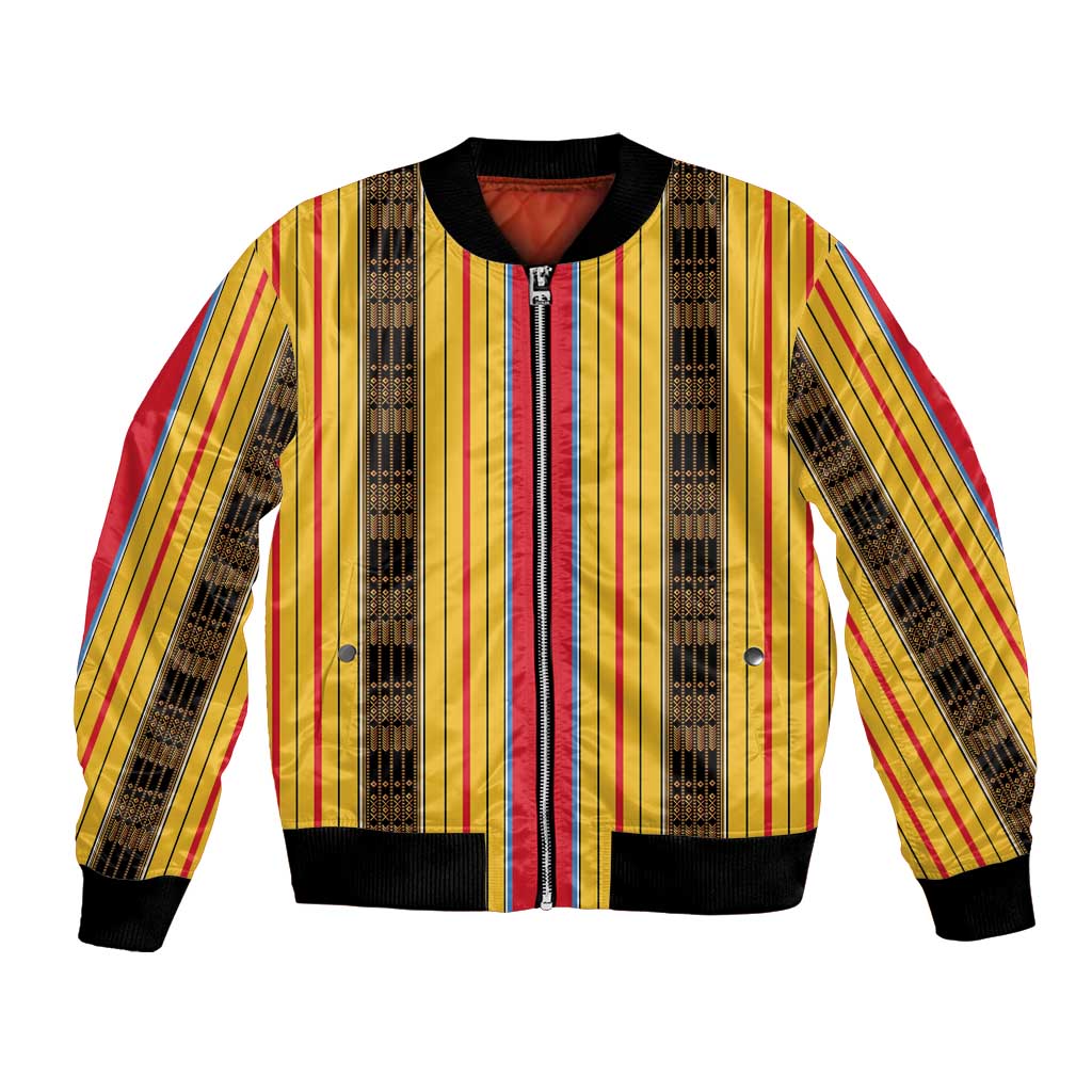 Eritrea Traditional Saho Bomber Jacket Mix Tilet Pattern