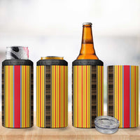 Eritrea Traditional Saho 4 in 1 Can Cooler Tumbler Mix Tilet Pattern