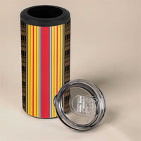 Eritrea Traditional Saho 4 in 1 Can Cooler Tumbler Mix Tilet Pattern