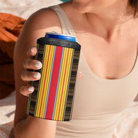 Eritrea Traditional Saho 4 in 1 Can Cooler Tumbler Mix Tilet Pattern
