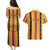 Eritrea Traditional Saho Couples Matching Puletasi and Hawaiian Shirt Mix Tilet Pattern