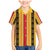 Eritrea Traditional Saho Family Matching Mermaid Dress and Hawaiian Shirt Mix Tilet Pattern